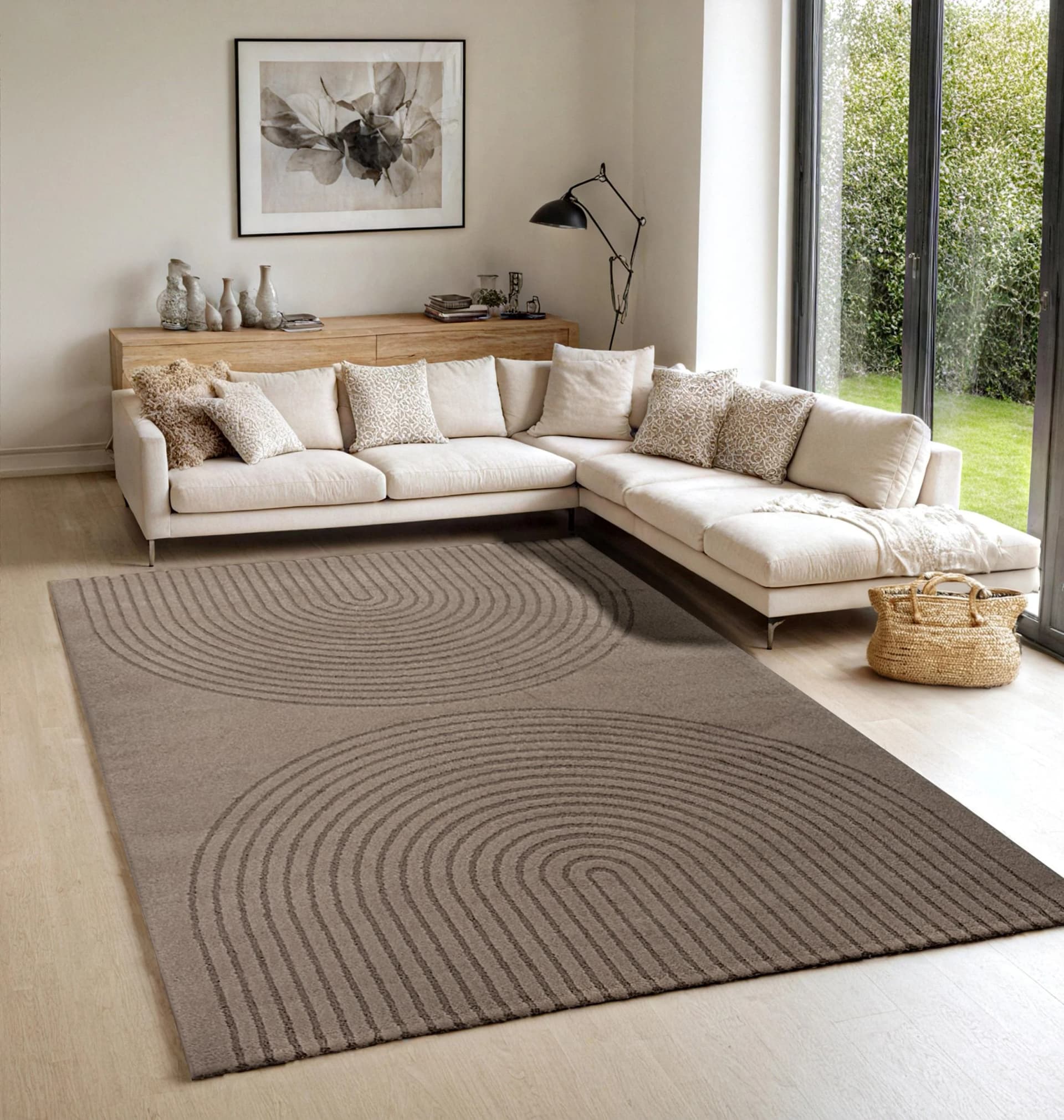 THE CARPET Elisa Teppich modern braun geometrisch - Bild 5