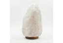 EmsCraft24 Kristall-Tischlampe Rosa Himalaya Kristall mit Holzsockel Bild 1