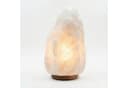 EmsCraft24 Kristall-Tischlampe Rosa Himalaya Kristall mit Holzsockel Bild 2