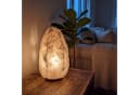 EmsCraft24 Kristall-Tischlampe Rosa Himalaya Kristall mit Holzsockel Bild 5