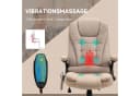 Vinsetto Schreibtischstuhl mit Massage und Heizung Braun Bild 4