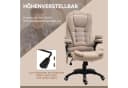 Vinsetto Schreibtischstuhl mit Massage und Heizung Braun Bild 5