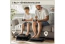 HOMCOM Fußhocker 3-stufig höhenverstellbar, ergonomisch, Grau Bild 4