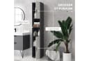 Minimalistischer Badezimmerschrank aus Holz Bild 4