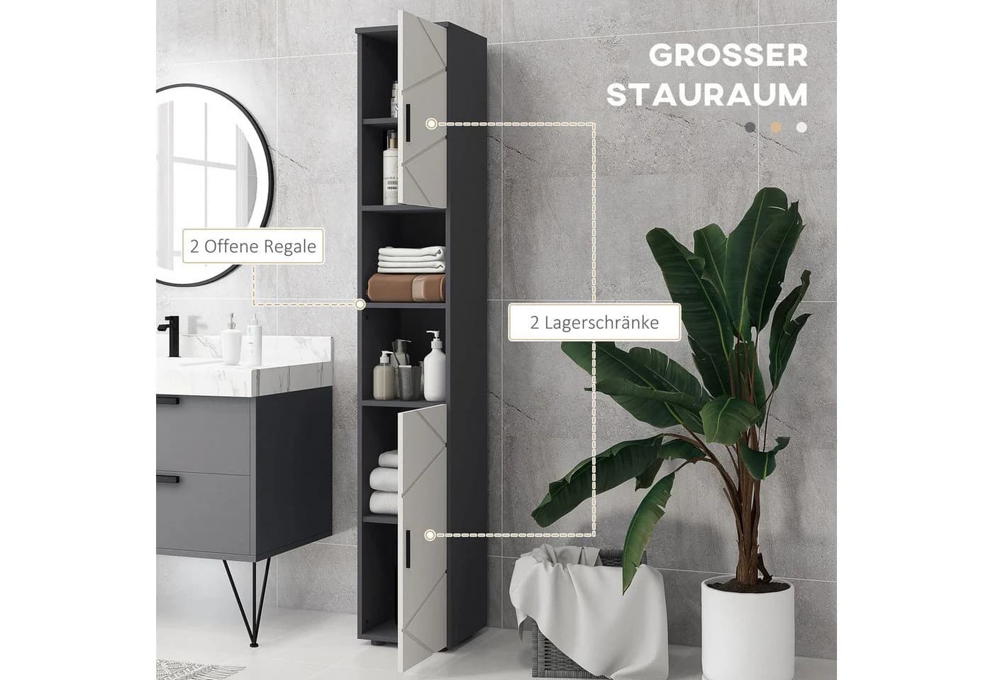 Minimalistischer Badezimmerschrank aus Holz - Bild 4