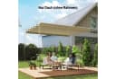 Outsunny Pavillon-Ersatzdach Beige für 3x3m Pergola Bild 2