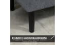 HOMCOM Sitzbank mit Stauraum Hellgrau Polyester Bild 5
