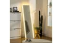HOMCOM Standspiegel mit LED-Beleuchtung Transparent Bild 1