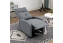 HOMCOM Relaxsessel Grau mit Liegefunktion und Taschenfederkern Bild 2