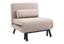 HOMCOM Sessel mit Bettfunktion Beige Bild 1
