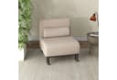 HOMCOM Sessel mit Bettfunktion Beige Bild 2