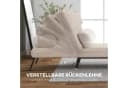 HOMCOM Sessel mit Bettfunktion Beige Bild 4
