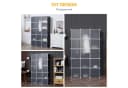 HOMCOM DIY-Kleiderschrank Schwarz Weiß Flexibles Würfeldesign Bild 5