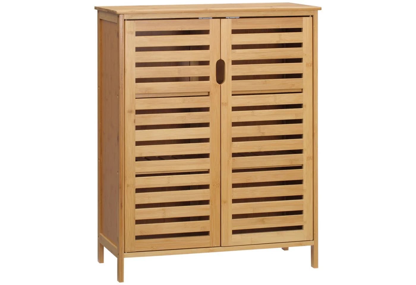 Kleankin Badkommode Bambus Badschrank 68x32x86 cm - Bild 2