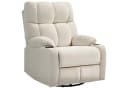 HOMCOM Relaxsessel Fernsehsessel mit Liegefunktion, Schaukelfunktion, Beige Bild 1