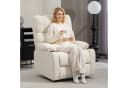 HOMCOM Relaxsessel Fernsehsessel mit Liegefunktion, Schaukelfunktion, Beige Bild 2