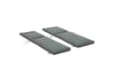 Outsunny Liegenauflage 2er Set Flammhemmend mit Bändern 8cm dick Bild 1