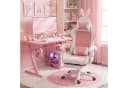 Vinsetto Gaming-Stuhl Rosa mit Fußstütze, Lendenwirbelstütze & Hasenohren Bild 2
