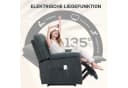 HOMCOM Relaxsessel Fernsehsessel mit Liegefunktion Wärmefunktion Massagesessel Bild 5