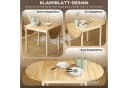 HOMCOM Klapptisch Kiefernholz Drop-Leaf Design für 6 Personen Bild 5