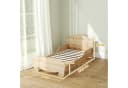 AIYAPLAY Kinderbett Bären-Design mit Schutzgitter Naturholz Bild 3