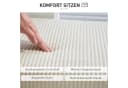 HOMCOM Sitzbank Ottomane Beige mit Stauraum und Cord-Bezug Bild 5
