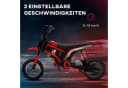 HOMCOM Elektro-Kindermotorrad Rot 24V 350W mit Musik und Scheinwerfer Bild 5