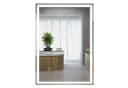 HOMCOM LED Badspiegel Silber mit Touchschalter und Entnebelung Bild 1