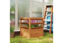 Outsunny Hochbeet mit Rankgitter Karamellbraun Tannenholz Bild 2