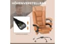 Vinsetto Schreibtischstuhl mit Heizfunktion, Liegefunktion, Fußstütze, Massagefunktion, Höhenverstellbar, Lendenwirbelstütze, Drehbar Bild 5