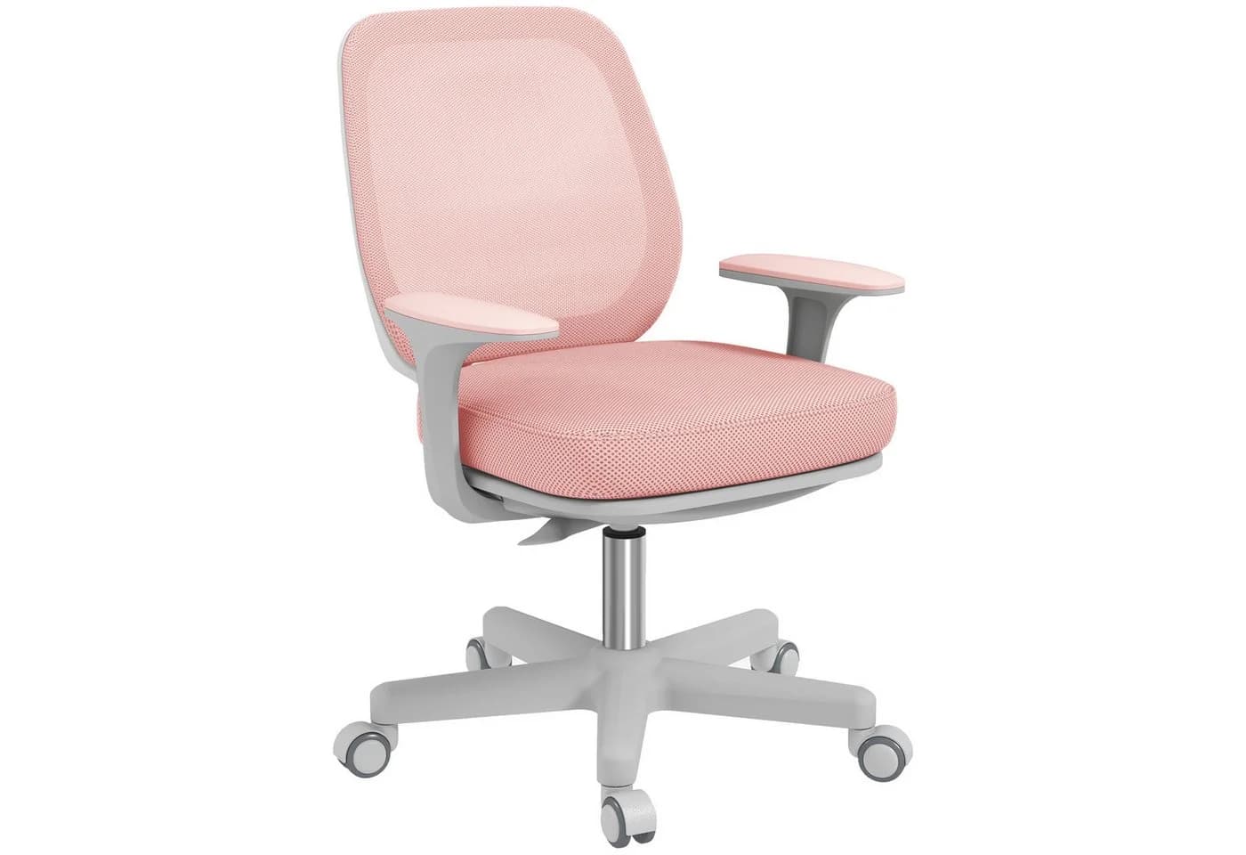 Vinsetto Bürostuhl Rosa Höhenverstellbar mit Drehfunktion