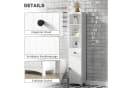 HOMCOM Badschrank Weiß Hochschrank mit Schublade Bild 5