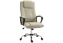 Vinsetto Bürostuhl Ergonomisch Beige Höhenverstellbar Bild 1