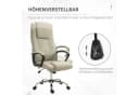Vinsetto Bürostuhl Ergonomisch Beige Höhenverstellbar Bild 4