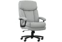 HOMCOM Bürostuhl Ergonomisch mit Wippfunktion Hellgrau Bis 200 kg Bild 1