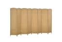 HOMCOM Raumteiler 320 x 170 cm Naturholz Bild 1
