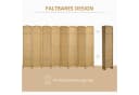 HOMCOM Raumteiler 320 x 170 cm Naturholz Bild 5