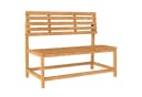 Outsunny Gartenbank 2-Sitzer Teak Umwandelbare Rückenlehnen Bild 1