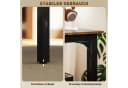 HOMCOM Schreibtisch Industrie-Design Rustikal Braun Stahlgestell Bild 5