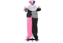 HOMCOM Halloween Dekofigur Clown animiert mit LED und Sound Bild 1