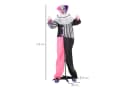 HOMCOM Halloween Dekofigur Clown animiert mit LED und Sound Bild 3