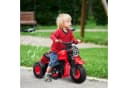 AIYAPLAY Elektro-Kindermotorrad Rot mit Musik und Blasen Bild 2