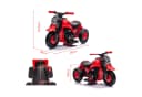 AIYAPLAY Elektro-Kindermotorrad Rot mit Musik und Blasen Bild 3
