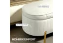 HOMCOM Sitzbank mit Stauraum Cremeweiß+Golden Bild 4