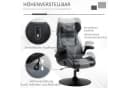 Vinsetto Gaming-Stuhl höhenverstellbar Schwarz/Grau Bild 4
