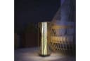 Outsunny LED Solarleuchte Rattan Boho Grau Schwarz Bild 2