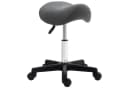 HOMCOM Rollsitz 360° drehbar höhenverstellbar Grau Bild 1