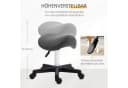 HOMCOM Rollsitz 360° drehbar höhenverstellbar Grau Bild 4