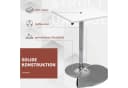 HOMCOM Bartisch Höhenverstellbar, quadratisch, Weiß, 360° drehbar Bild 5