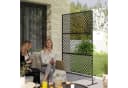 Outsunny Paravent 3-teilig 122 x 198 cm Freistehend Gitter Bild 2